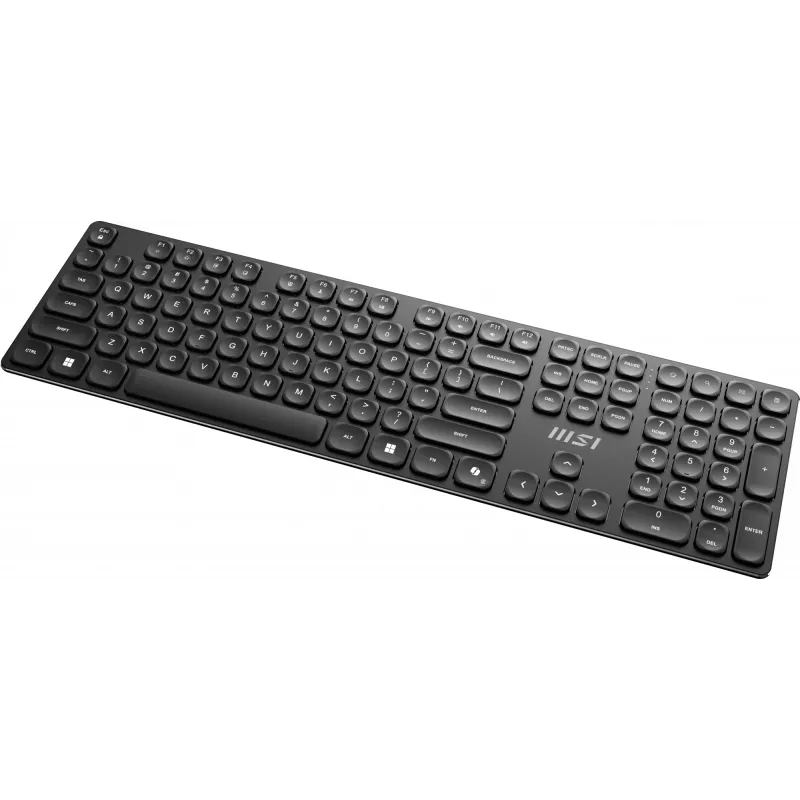 MSI FORGE K210 WIRELESS COMBO teclado rato incluído Home/Office USB QWERTY US English preto