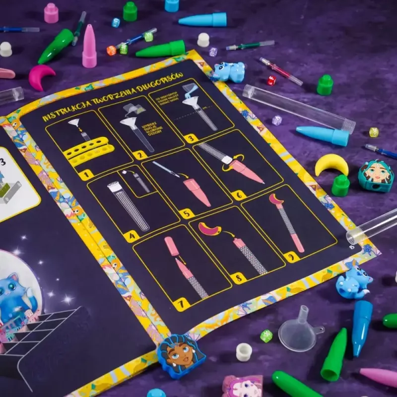 Conjunto educativo Liscianigiochi Moon Academy — canetas lunares e diário