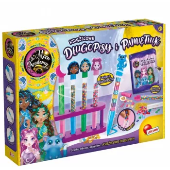 Conjunto educativo Liscianigiochi Moon Academy — canetas lunares e diário
