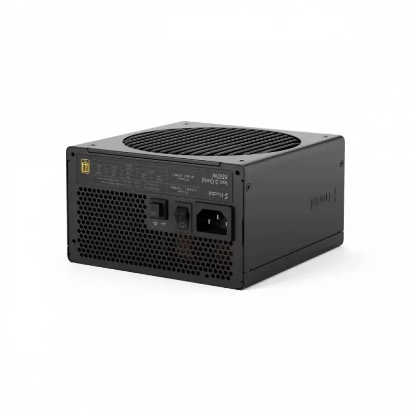 Fonte de alimentação fractal design FDE Ion 3 GOLD 850W 80+ Gold, preto