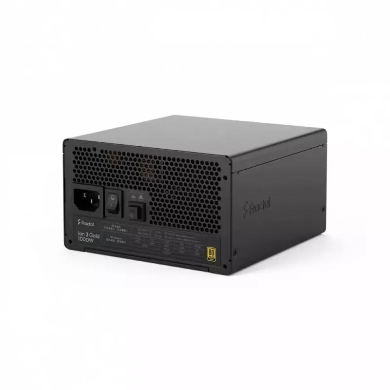 Fonte de alimentação fractal design FDE Ion 3 GOLD 1000W 80+ GOLD preto