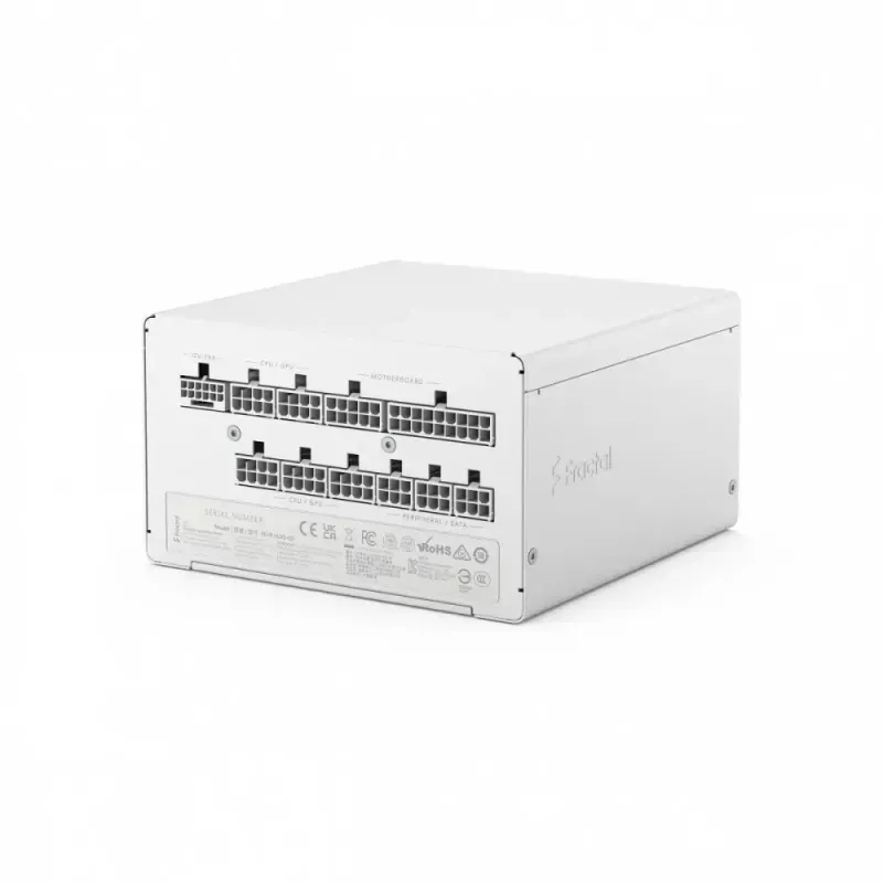 Fonte de alimentação fractal design FDE Ion 3 GOLD 1000W 80+ GOLD branco — 1000 W, eficiência 80+ Gold, ATX