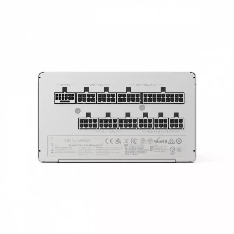 Fonte de alimentação fractal design FDE Ion 3 GOLD 1000W 80+ GOLD branco — 1000 W, eficiência 80+ Gold, ATX