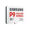Cartão de memória microSDXC Samsung P9 Express 256 GB — UHS-I, velocidade de leitura 800 MB/s, V30, U1, durável