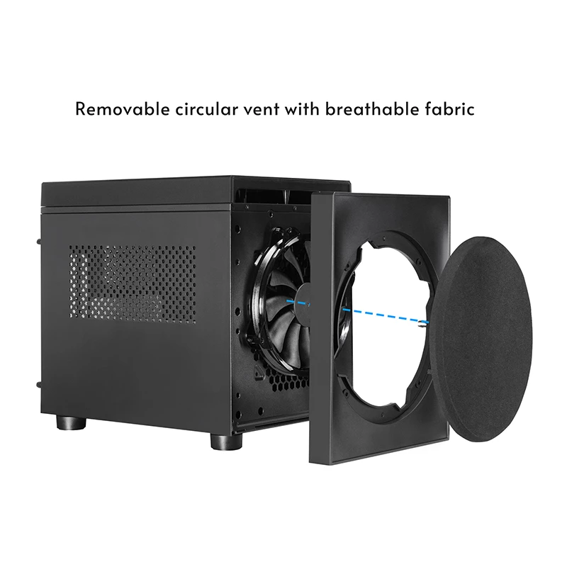 Chieftec CI-03B-OP The Cube caixa mATX, preta