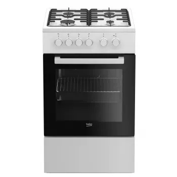 Fogão independente Beko FSS52020DW elétrico gás branco
