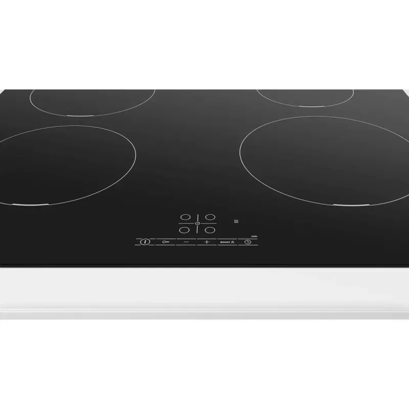 Bosch Serie 4 PUE611BB5D placa de indução, 4 zonas, encastrável, 59,2 cm, comando tátil, PowerBoost, preta