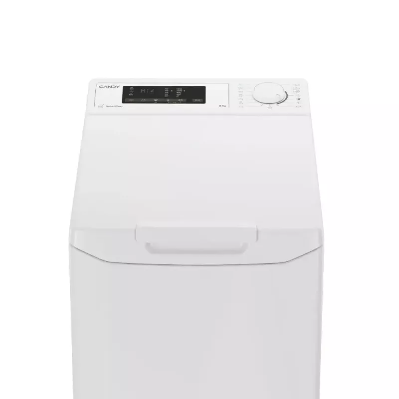 Máquina de lavar de carga superior CANDY TCA283D2-S, 8 kg, 1200 rpm, 410×600×860 mm, branca