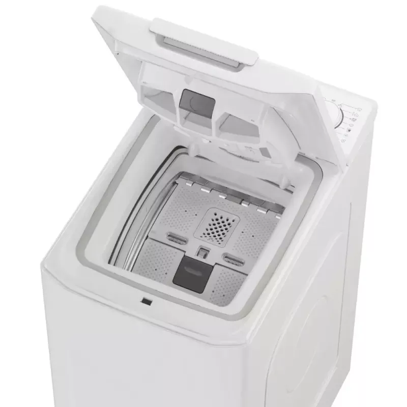 Máquina de lavar de carga superior CANDY TCA283D2-S, 8 kg, 1200 rpm, 410×600×860 mm, branca