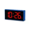 Despertador digital Hama Ibiza azul LCD pilha USB 150x34x73mm