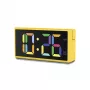 Despertador digital Hama Ibiza amarelo LCD pilha USB