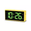 Despertador digital Hama Ibiza amarelo LCD pilha USB