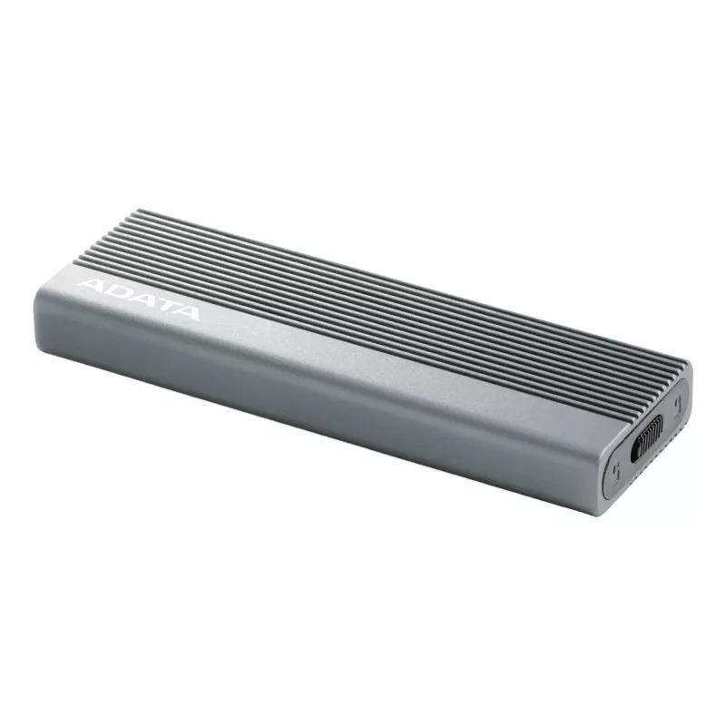 Caixa para SSD ADATA EC680 cinzenta M.2 USB Type-C PCIe