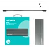Caixa para SSD ADATA EC680 cinzenta M.2 USB Type-C PCIe