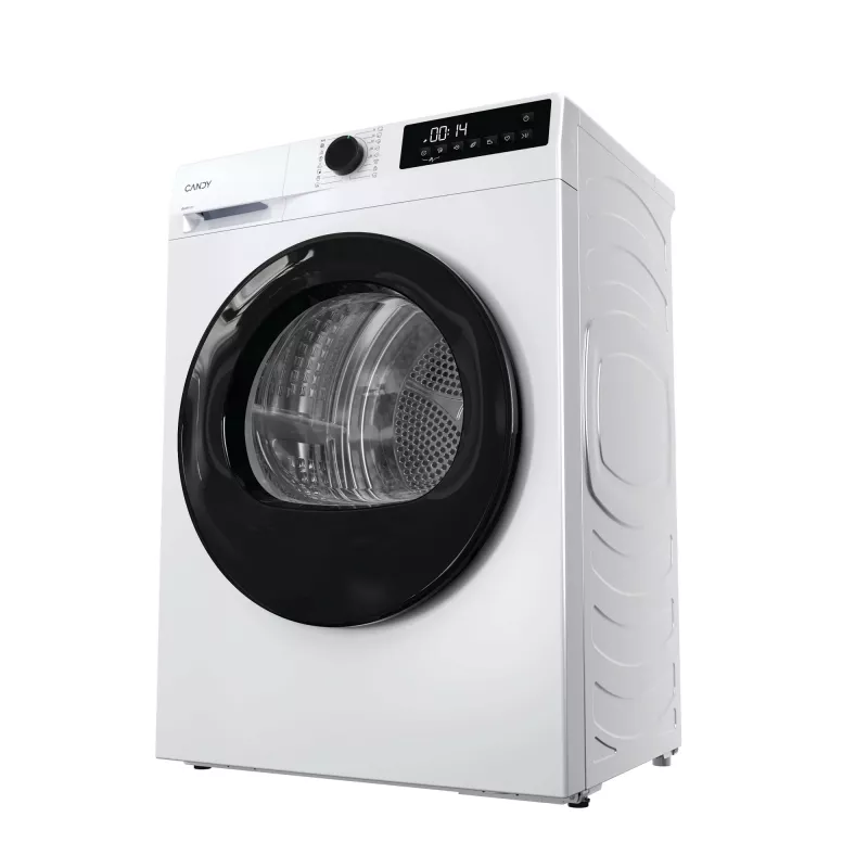 Máquina de secar roupa CANDY GD 9N2B-S — independente de carga frontal, bomba de calor, 9 kg, branca