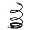 Cabo de dados USB C para USB C ADATA CACCU3-100W-100AN-BK — USB 3.2 Gen 2 (10 Gbit/s), 1 m, preto