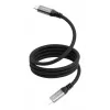 Cabo de dados USB C para USB C ADATA CACCU3-100W-100AN-BK — USB 3.2 Gen 2 (10 Gbit/s), 1 m, preto
