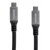 Cabo de dados USB C para USB C ADATA CACCU3-100W-100AN-BK — USB 3.2 Gen 2 (10 Gbit/s), 1 m, preto