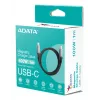 Cabo de dados USB C para USB C ADATA CACCU3-100W-100AN-BK — USB 3.2 Gen 2 (10 Gbit/s), 1 m, preto