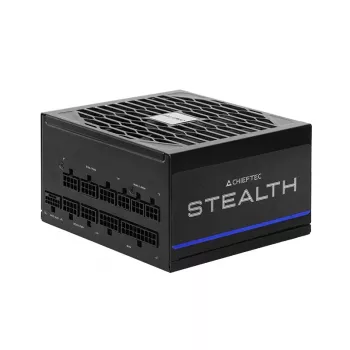 Fonte de alimentação CHIEFTEC Stealth Vega M SPX-1000-FC 1000W 24-pin ATX 80 PLUS Platinum, ventoinha 135 mm, preta