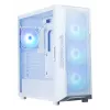 Zalman i3 NEO ARGB V2 caixa Mid Tower, 4 ventoinhas ARGB de 120 mm, branca