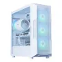 Zalman i3 NEO ARGB V2 caixa Mid Tower, 4 ventoinhas ARGB de 120 mm, branca