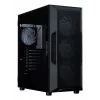 Caixa de PC Mid-Tower ZALMAN I3 NEO V2, preta, 4 ventoinhas RGB, suporte ATX/microATX