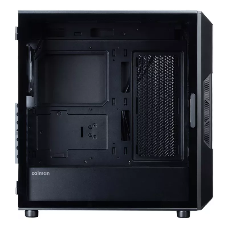 Caixa de PC Mid-Tower ZALMAN I3 NEO V2, preta, 4 ventoinhas RGB, suporte ATX/microATX