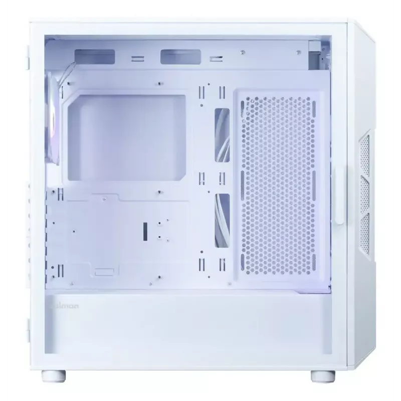 Zalman i3 NEO V2 caixa Mid Tower, 4 ventoinhas RGB de 120 mm, branca
