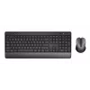 Teclado e rato Trust Trezo com RF Wireless Universal QWERTY US English preto