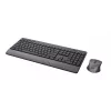 Teclado e rato Trust Trezo com RF Wireless Universal QWERTY US English preto