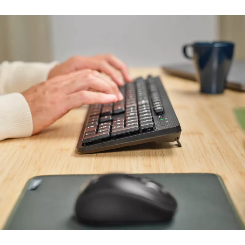 Teclado Trust Ody II Office RF Wireless QWERTY US English preto