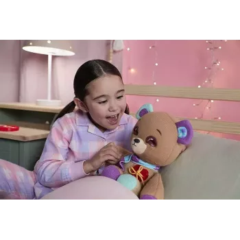 Mascote interativo de peluche Cobi Thready Bear – brinquedo ativado por movimento com som e sensores