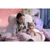 Mascote interativo de peluche Cobi Thready Bear – brinquedo ativado por movimento com som e sensores