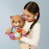 Mascote interativo de peluche Cobi Thready Bear – brinquedo ativado por movimento com som e sensores