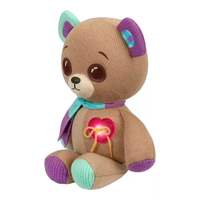 Mascote interativo de peluche Cobi Thready Bear – brinquedo ativado por movimento com som e sensores