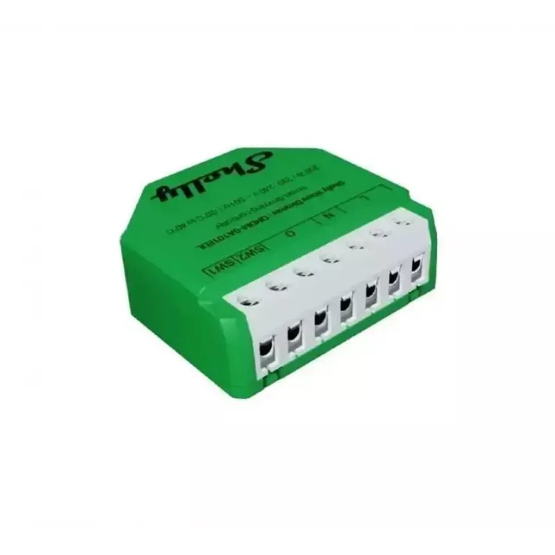 Controlador de dimmer inteligente Shelly Wave Dimmer EU LR — 2 canais, sem neutro, 220–240V, LED até 150W, lâmpadas incandescentes até 200W, 864–868.4 MHz