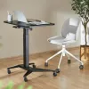 Mesa de portátil móvel MACLEAN MC-453B com regulação pneumática de altura, altura máx. 109 cm, capacidade de carga 8 kg