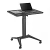 Mesa de portátil móvel MACLEAN MC-453B com regulação pneumática de altura, altura máx. 109 cm, capacidade de carga 8 kg
