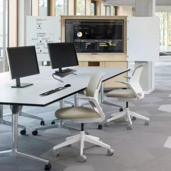 Suporte para monitor de portátil MACLEAN MC-948 para ecrãs de 13 a 32 polegadas, altura e inclinação ajustáveis, preto, 370×235×100 mm, capacidade de carga 20 kg