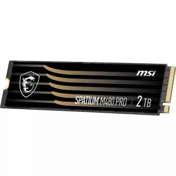 MSI Spatium M480 PRO PCIE 4.0 NVME M.2 2TB unidade de estado sólido interna PCI Express 4.0 3D NAND