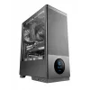 Caixa de computador Tacens 2SAGITTA20 Midi Tower, preta, 3 ventoinhas de 120 mm