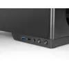 Caixa de computador Tacens 2SAGITTA20 Midi Tower, preta, 3 ventoinhas de 120 mm