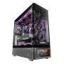 Caixa de PC TACENS Mars Gaming MCLCDPRO Midi Tower – Preto, ecrã IPS de 7,2 polegadas, fonte de alimentação em baixo, suporte ATX/Micro‑ATX/Mini‑ITX