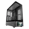 Caixa de PC TACENS Mars Gaming MCLCDPRO Midi Tower – Preto, ecrã IPS de 7,2 polegadas, fonte de alimentação em baixo, suporte ATX/Micro‑ATX/Mini‑ITX