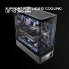 Caixa de PC TACENS Mars Gaming MCLCDPRO Midi Tower – Preto, ecrã IPS de 7,2 polegadas, fonte de alimentação em baixo, suporte ATX/Micro‑ATX/Mini‑ITX