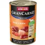 Comida húmida para cães animonda GranCarno Original vaca e frango lata 400 g, sem cereais, adulto