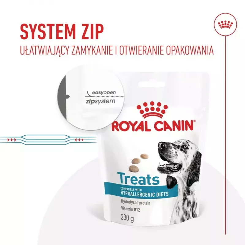 Petiscos hipoalergénicos para cães Royal Canin 230 g — snacks de treino de aves, sem glúten e sem açúcar, para cães adultos
