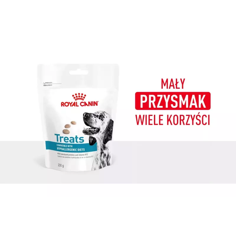 Petiscos hipoalergénicos para cães Royal Canin 230 g — snacks de treino de aves, sem glúten e sem açúcar, para cães adultos