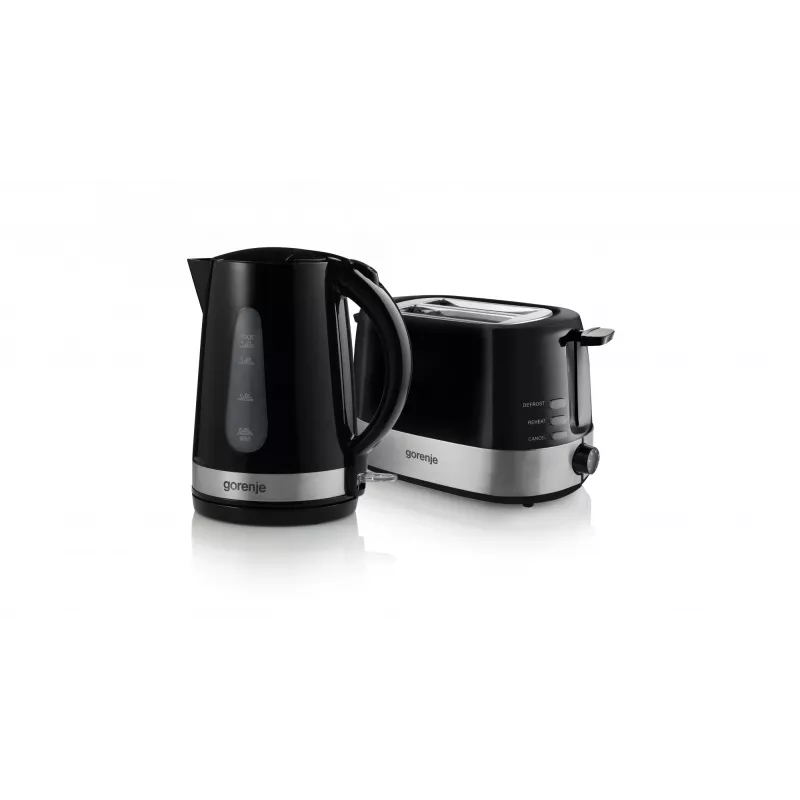Chaleira elétrica Gorenje K17BK — 1,7 L, 2200 W, preto